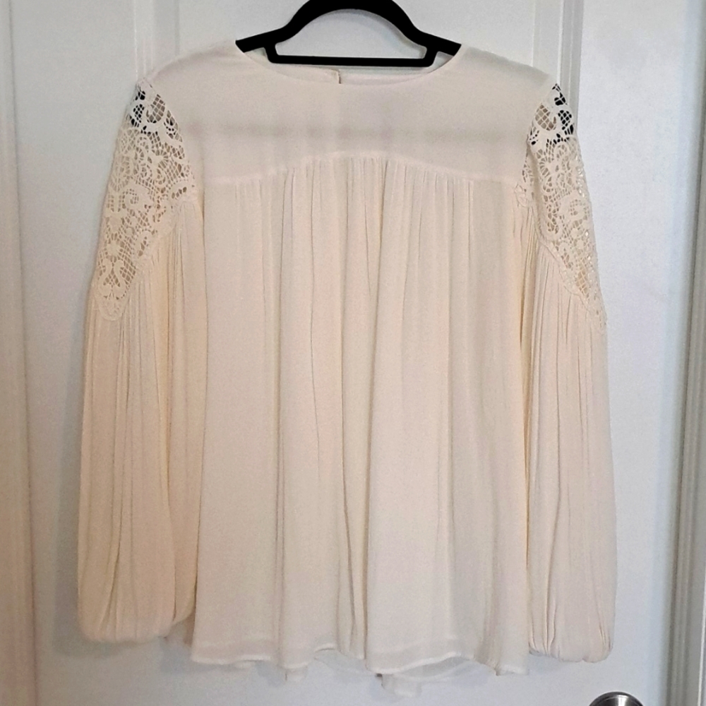 LOFT | White flowy blouse